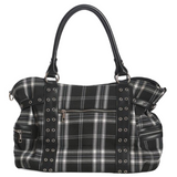 Banned Apparel Black & White Rise Up Gothic Alternative Grunge Occult Handbag1