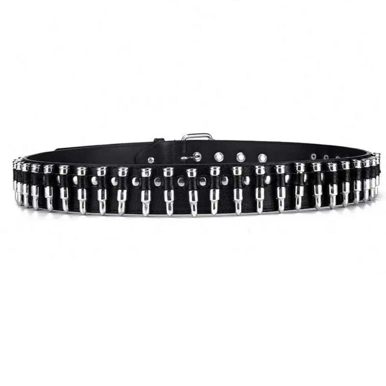 Alternative Gothic Skater Punk Rock Grunge Occult Emo E-Girl Metal Bullet Belt0