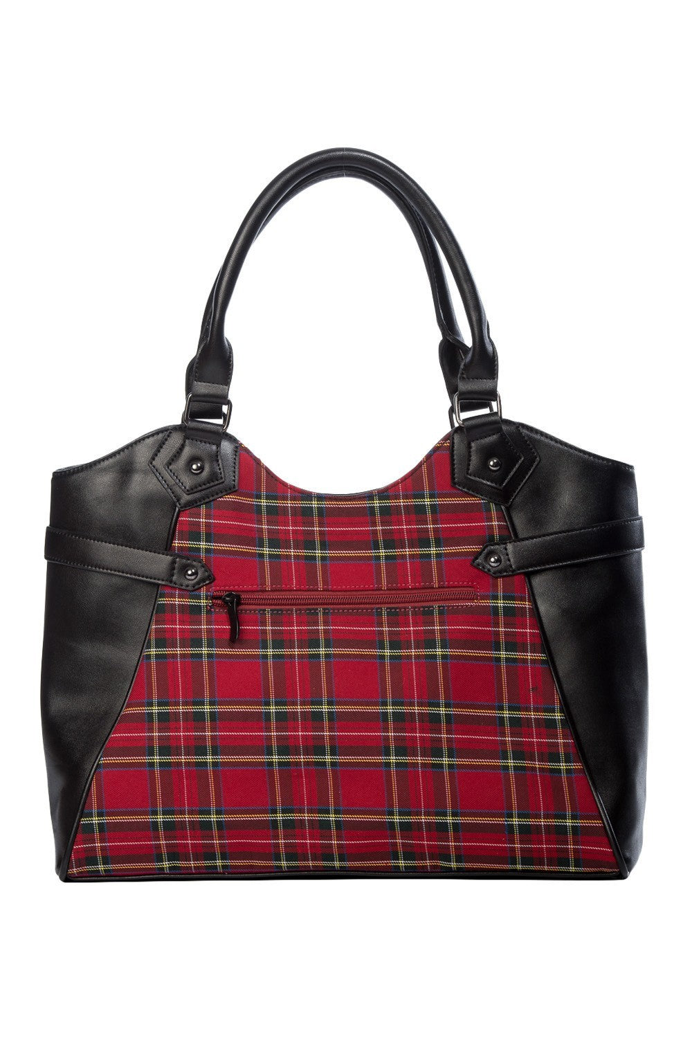 Banned Apparel Calling Of The Eclipse Pentagram Handbag Red Gothic Alternative2