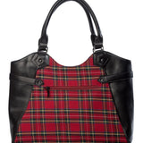 Banned Apparel Calling Of The Eclipse Pentagram Handbag Red Gothic Alternative2
