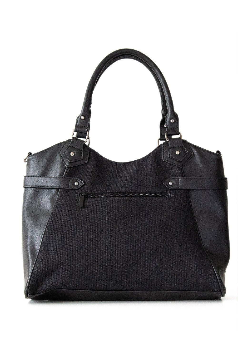 Banned Apparel Calling Of The Eclipse Pentagram Handbag Black Gothic Alternative2