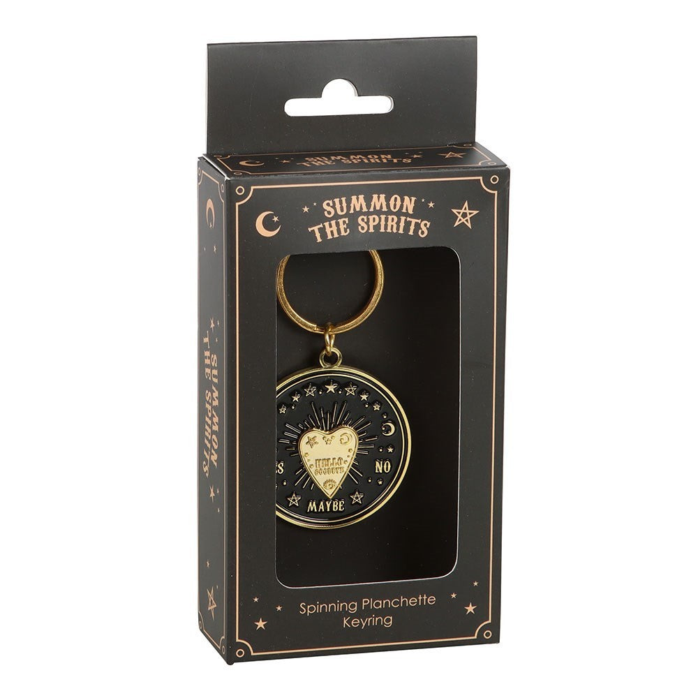 Spinning Talking Board Planchette Keyring Emo Punk Gothic Alternative1