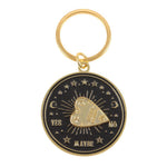 Spinning Talking Board Planchette Keyring Emo Punk Gothic Alternative4