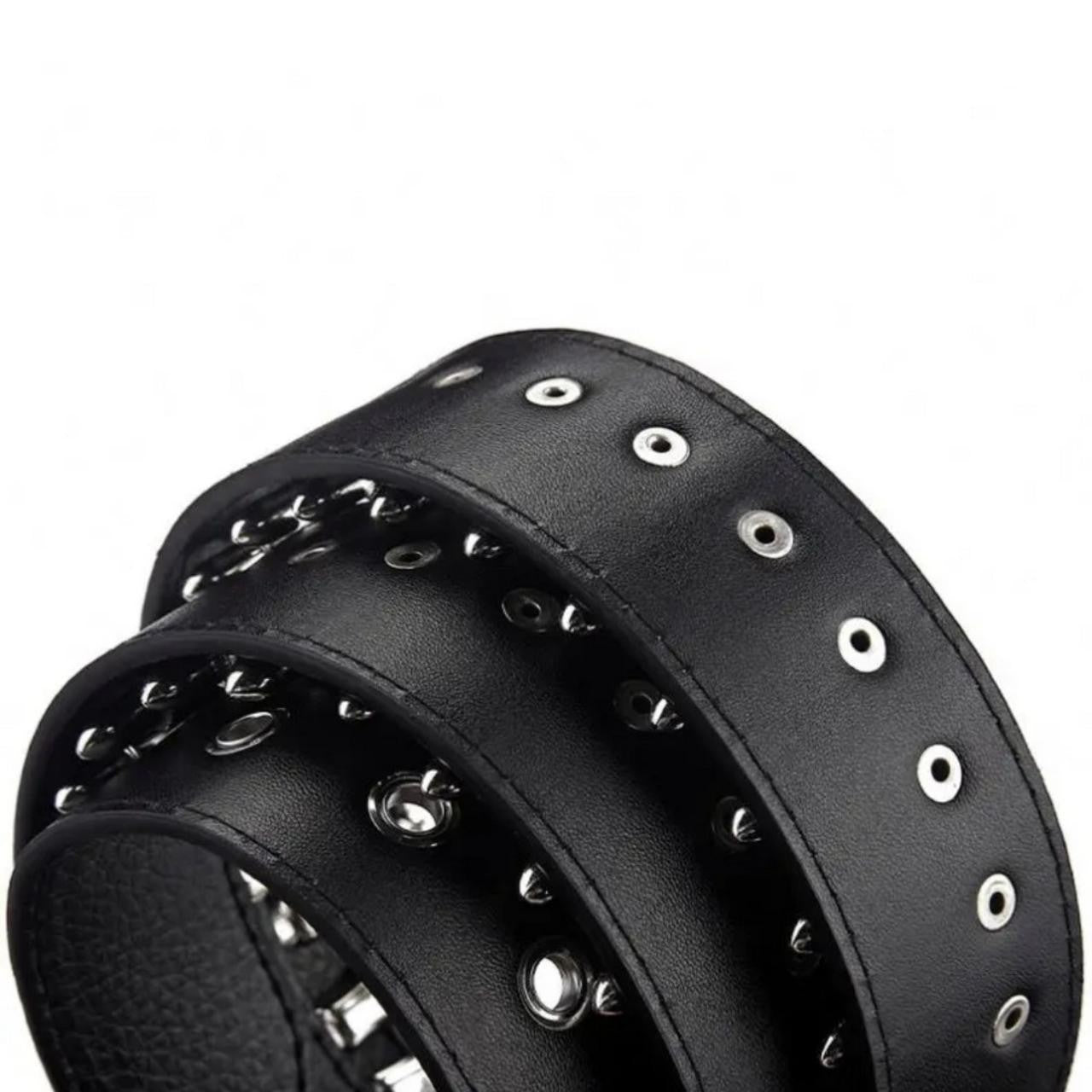 Alternative Gothic Skater Punk Rock Grunge Occult Emo E-Girl Metal Bullet Belt1