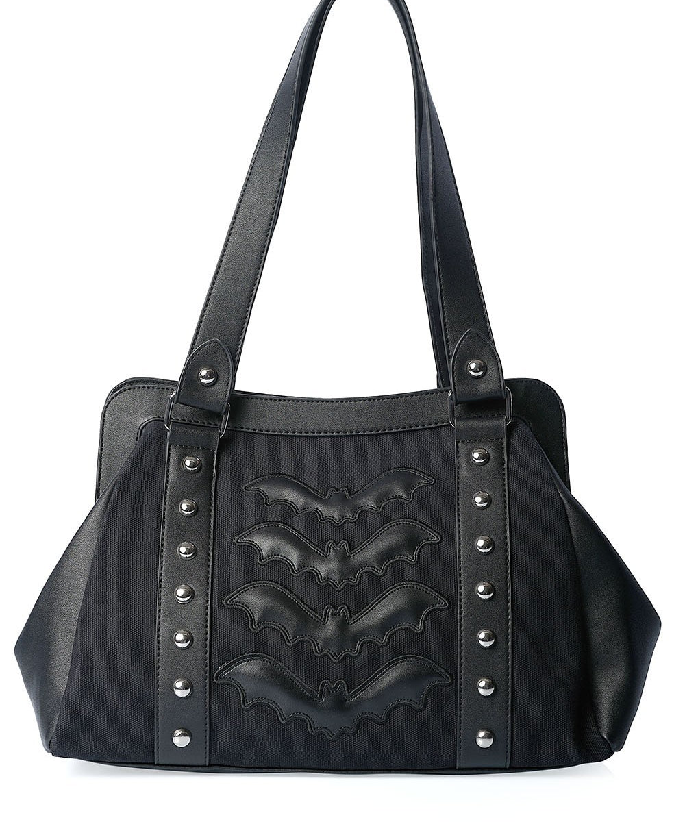 Banned Apparel Night Wings Emo Goth Alternative Hand Bag With Shoulder Strap0
