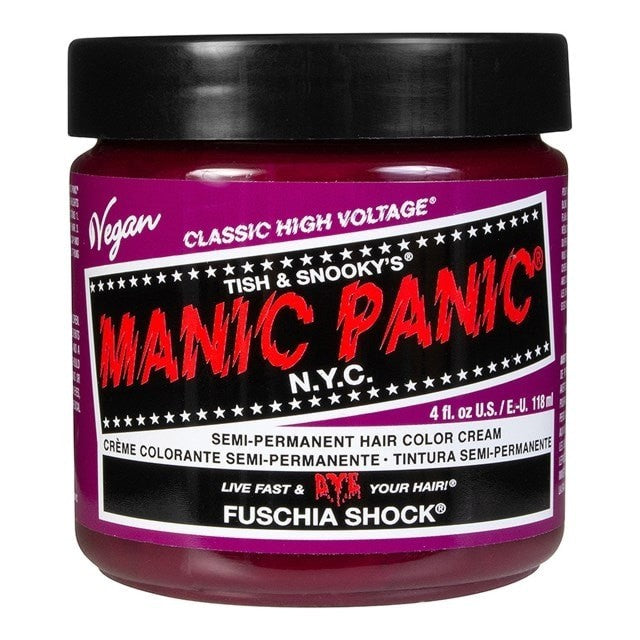 Manic Panic High Voltage Classic Hair Colour Gothic Grunge Fuschia Shock 118ml0