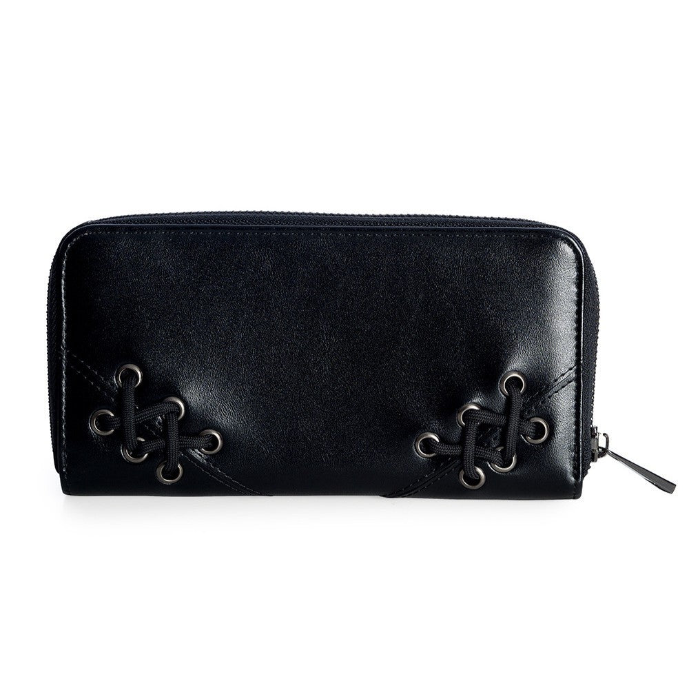 Banned Apparel Skeleton Butterfly Alt Gothic Punk Rock Grunge Wallet Purse1