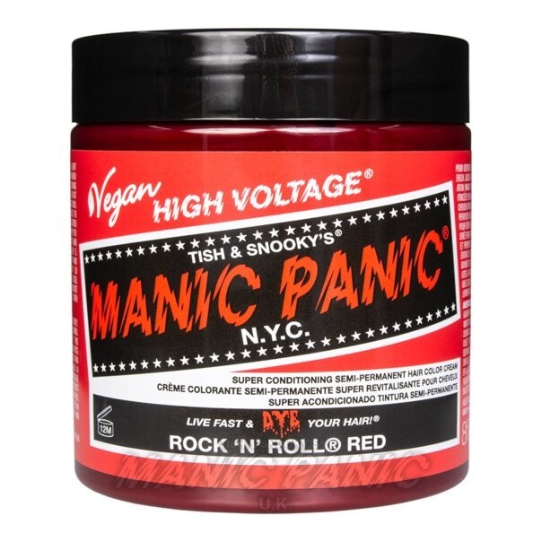 Manic Panic High Voltage Classic Hair Colour Gothic Rock N Roll Red 118ml0