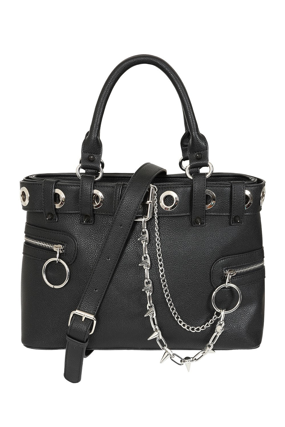 Banned Apparel Chain Reaction Emo Goth Alt RXN Hand Bag With Shoulder Strap3