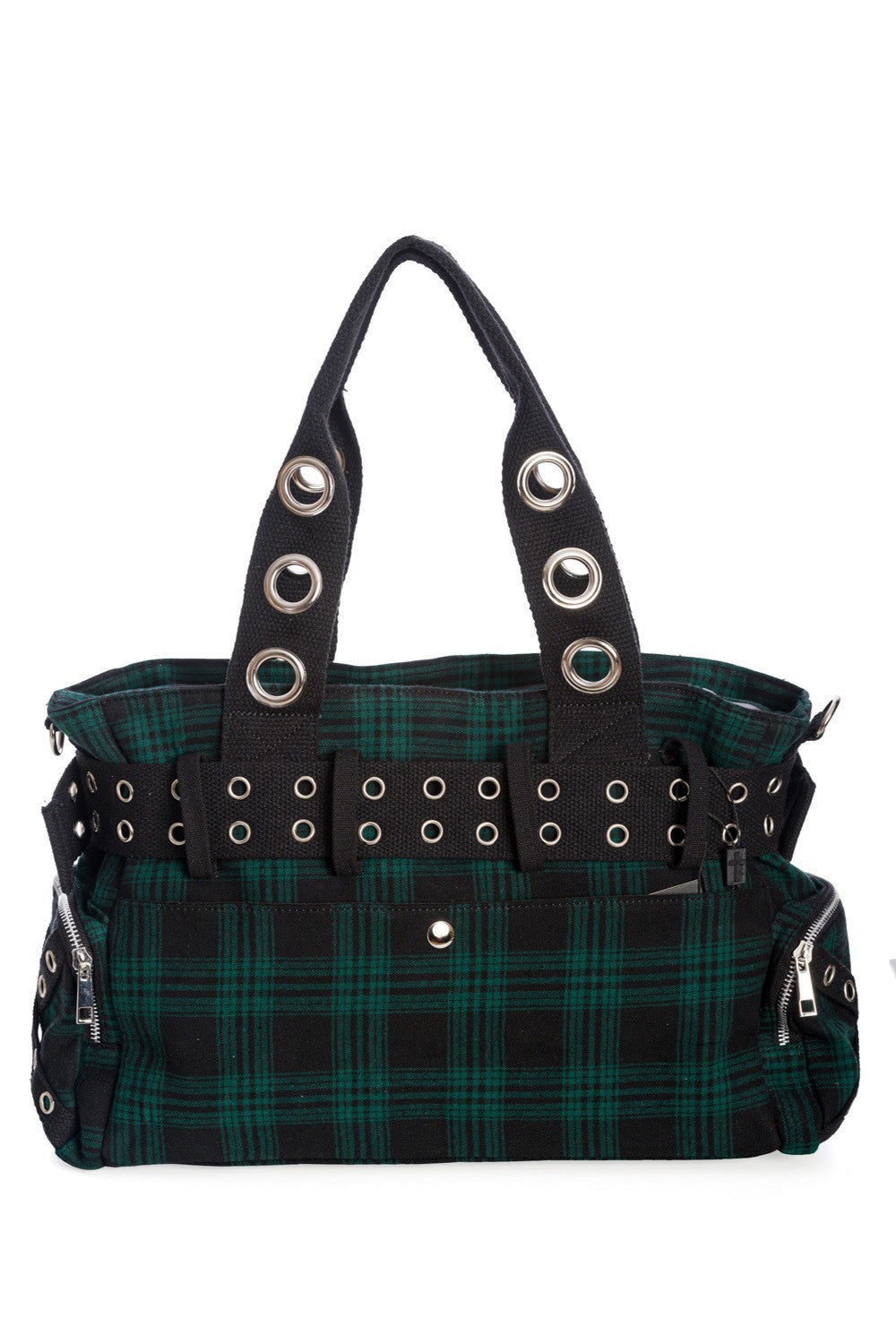 Banned Apparel Green Camdyn Alternative Gothic Punk Rock Grunge Emo Handbag2
