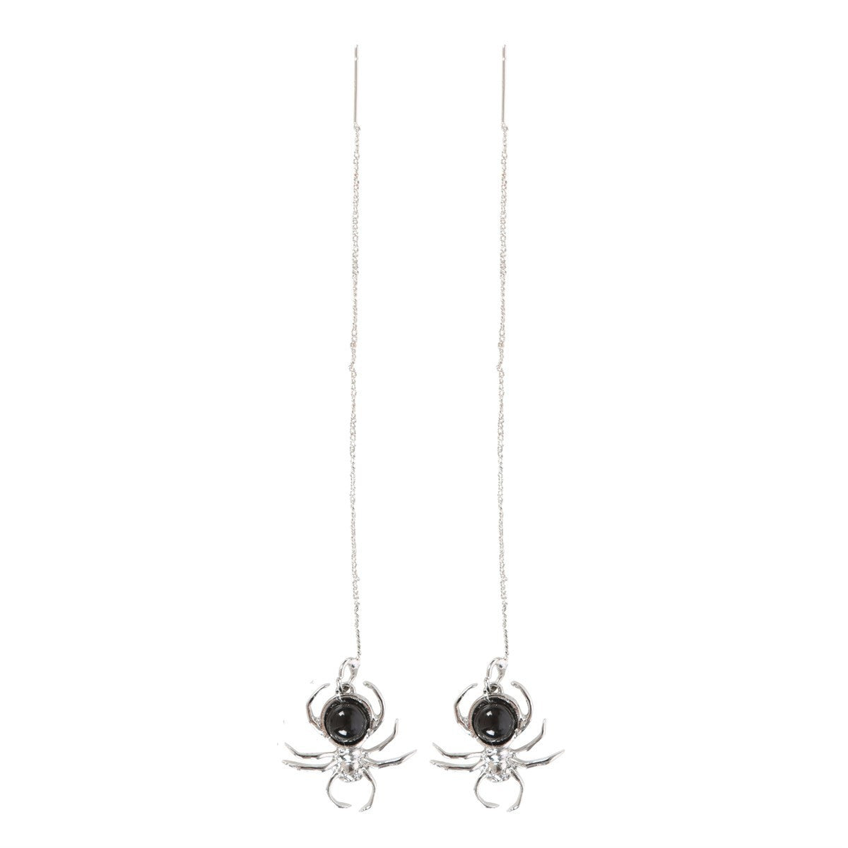 BLACK OBSIDIAN SPIDER DROP EARRINGS2