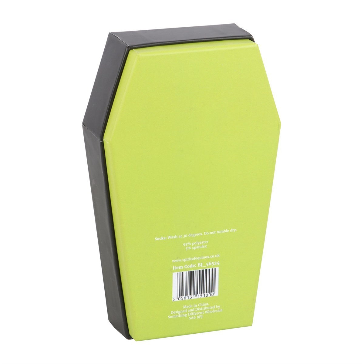 Alternative Emo Punk Striped Socks In Coffin Gift Box4