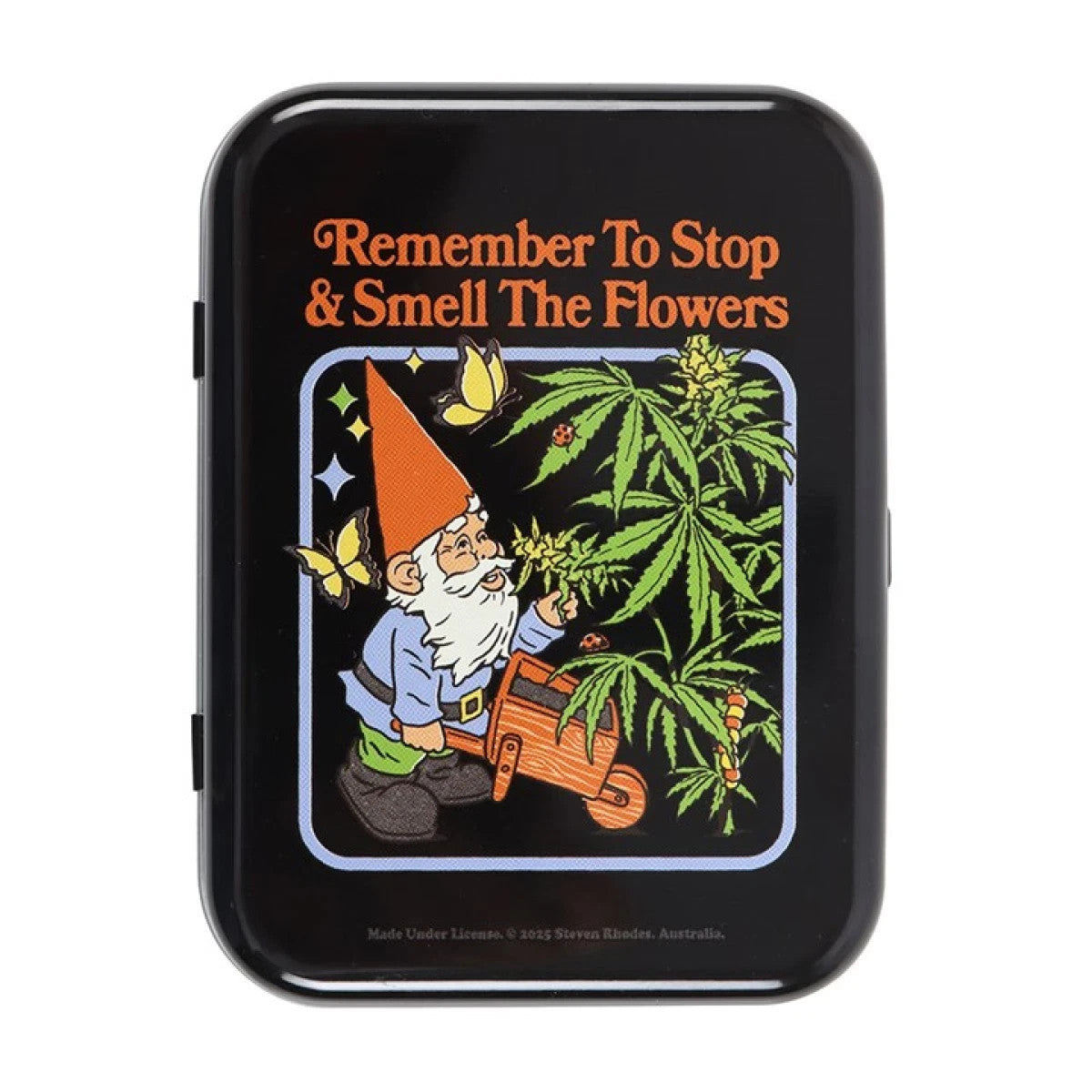 Stop And Smell The Flowers Stash Tin by Steven Rhodes1