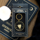 Spinning Talking Board Planchette Keyring Emo Punk Gothic Alternative0