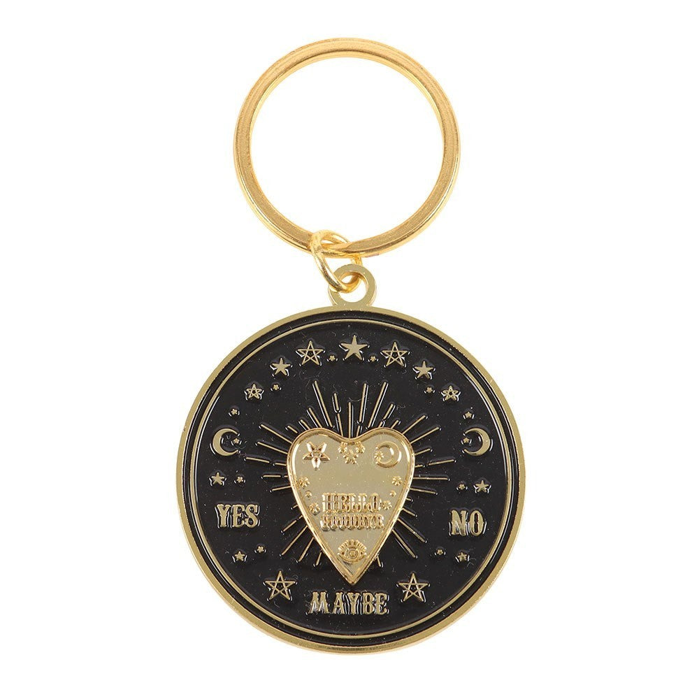 Spinning Talking Board Planchette Keyring Emo Punk Gothic Alternative2