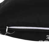 Gothic Ouija Rectangular Black And White Talking Board Cushion2