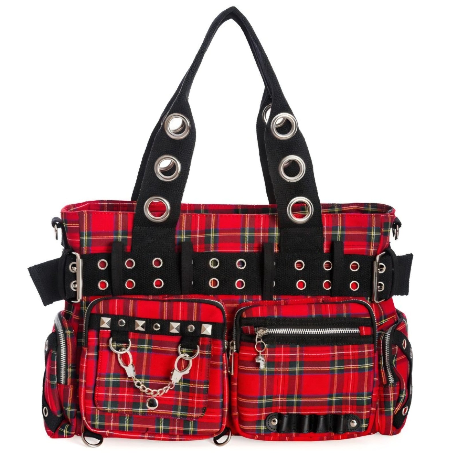 Banned Apparel Red Camdyn Alternative Gothic Punk Rock Skater Grunge Emo Handbag0