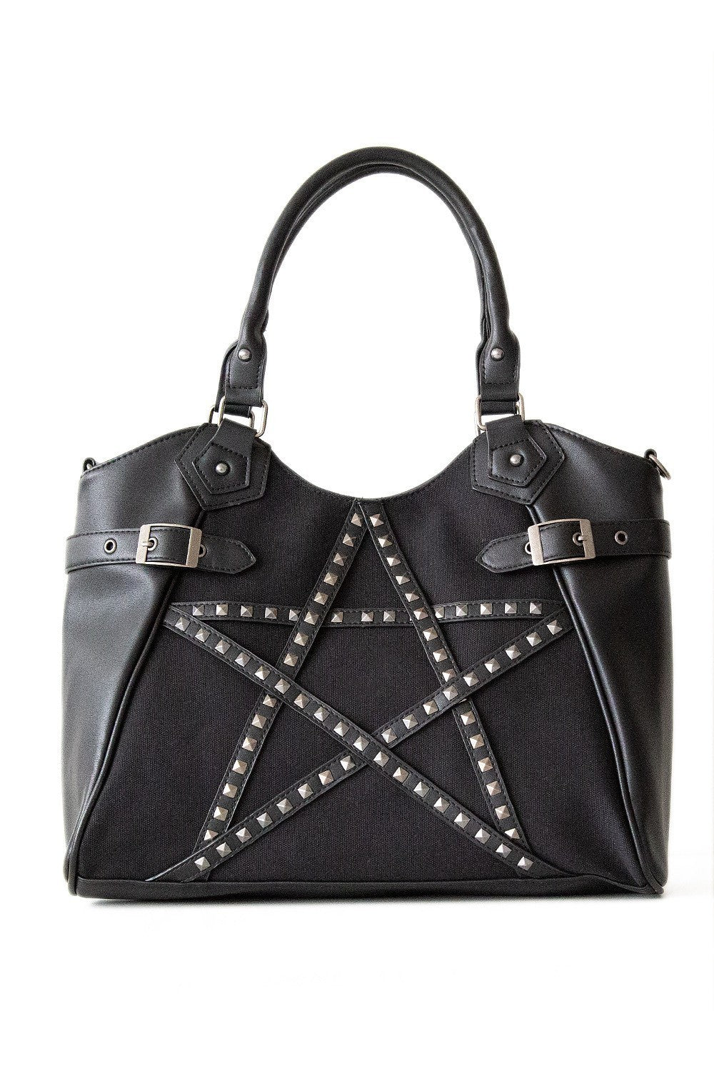 Banned Apparel Calling Of The Eclipse Pentagram Handbag Black Gothic Alternative0