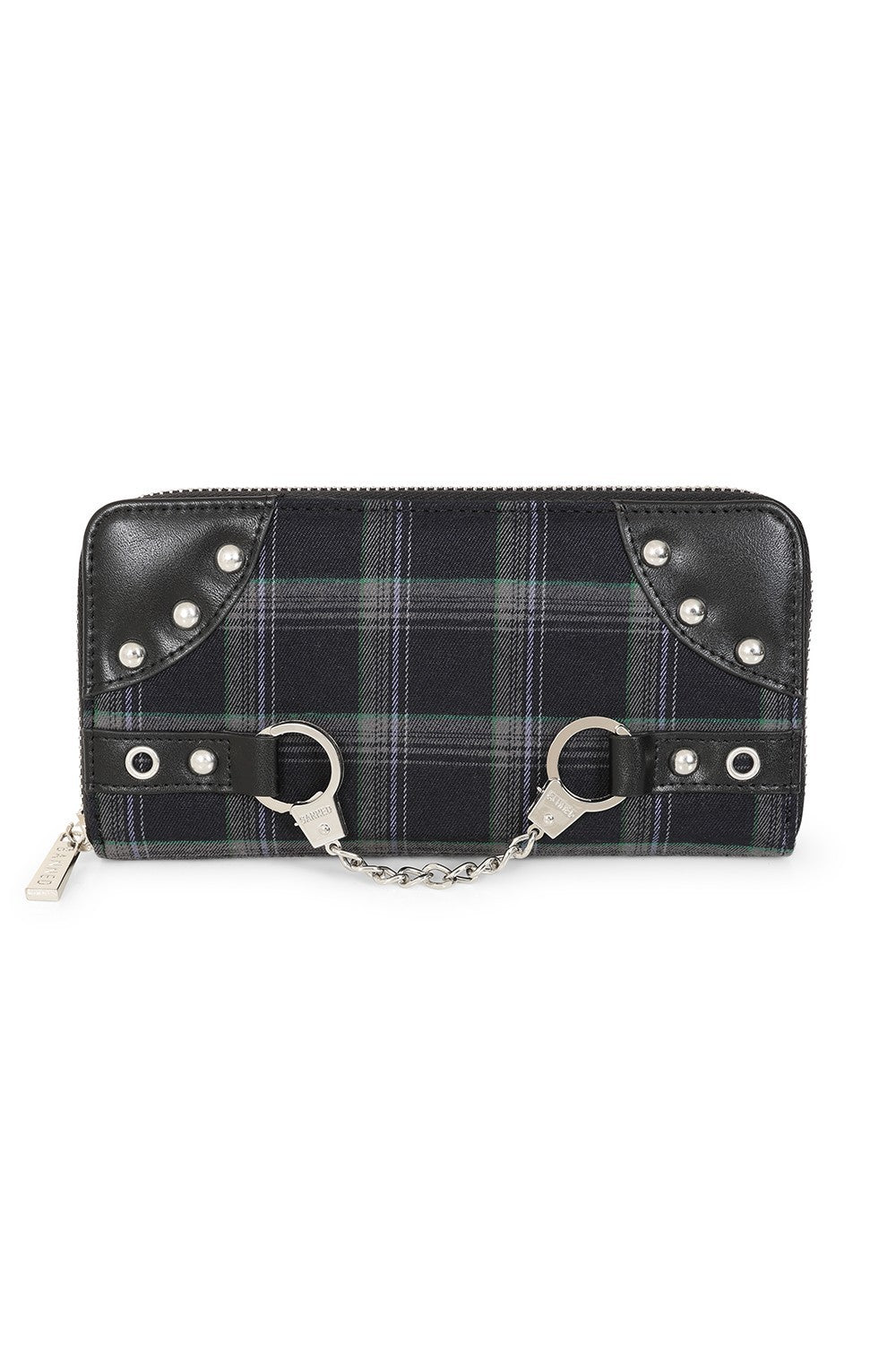 Banned Apparel Grey Rise Up Alternative Gothic Punk Rock Grunge Wallet Purse0