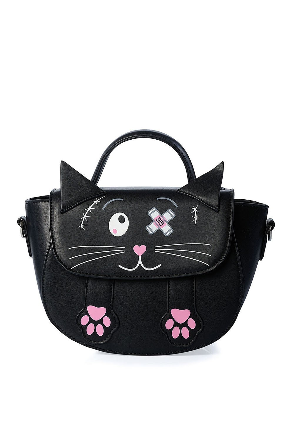 Banned Apparel Neko Emo Goth Alternative Hand Bag With Shoulder Strap0
