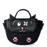 Banned Apparel Neko Emo Goth Alternative Hand Bag With Shoulder Strap0