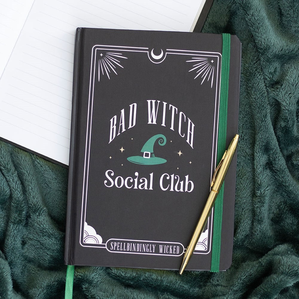 Bad Witch Social Club Notebook Witchcraft Alternative Emo Gothic Punk Occult0