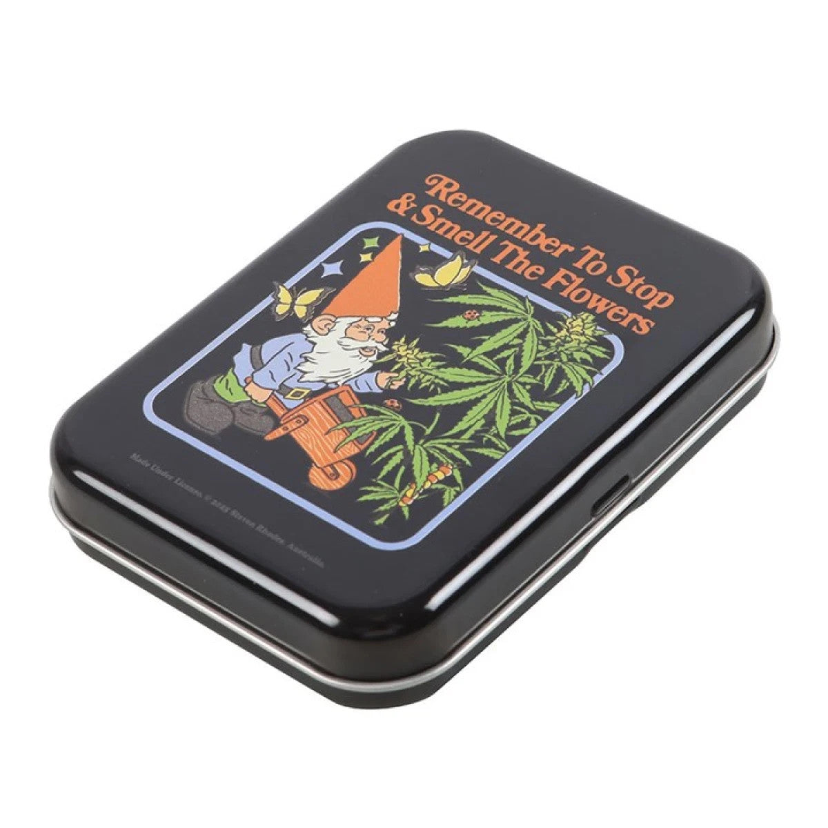 Stop And Smell The Flowers Stash Tin by Steven Rhodes2