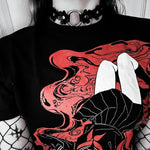 Black Floral Alt choker Alternative Emo Gothic Punk Rock Skater Grunge Occult1