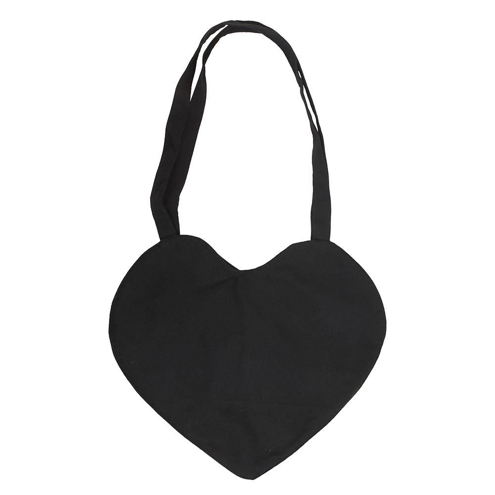 spiderweb Heart Tote Bag Emo Alt Pastel Goth Alternative Punk Metal3