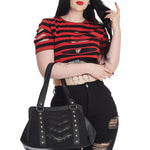 Banned Apparel Night Wings Emo Goth Alternative Hand Bag With Shoulder Strap3