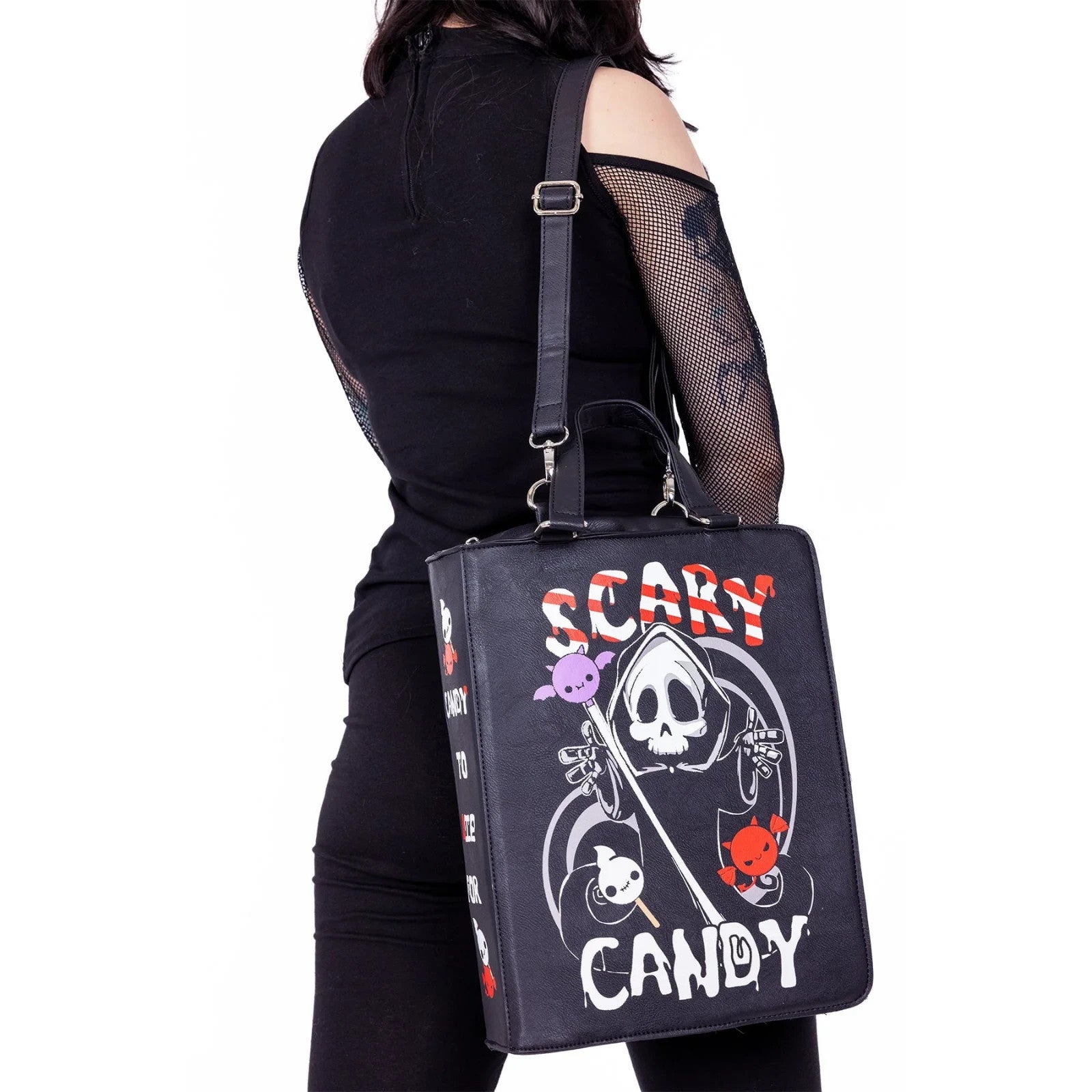 Heartless Death Candy Handbag Emo Punk Goth Alternative Spooky Cute5