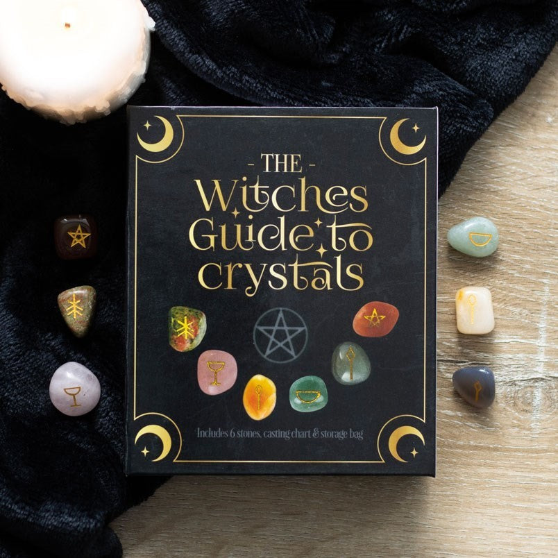 The Witches Guide to Crystals Boxed Gift Set Gothic Alternative Emo0