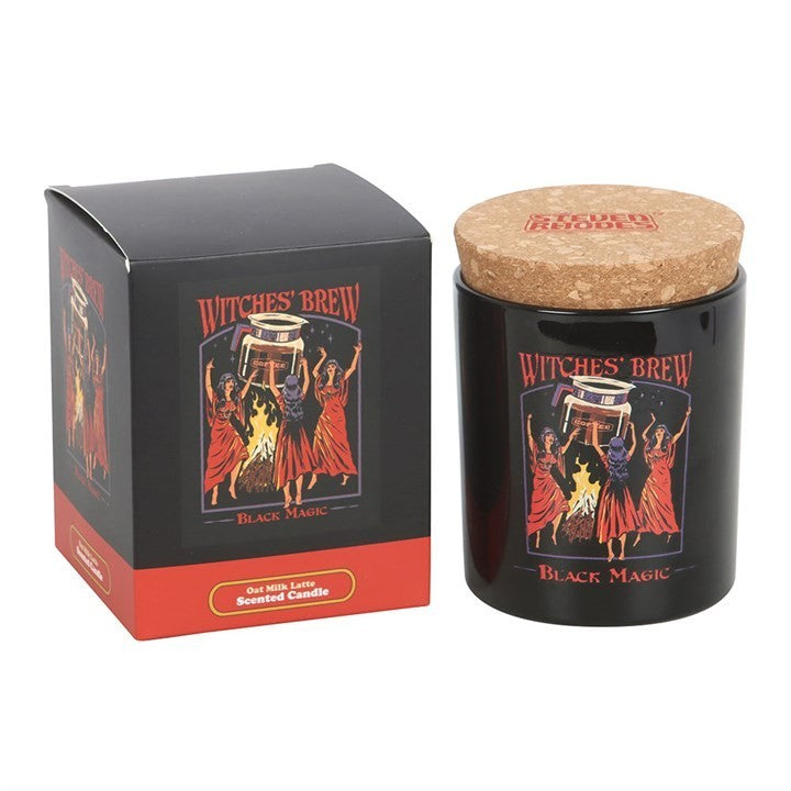 Witches Brew Small Oat Milk Scented Candle Gothic Alternative Emo Occult Witch1