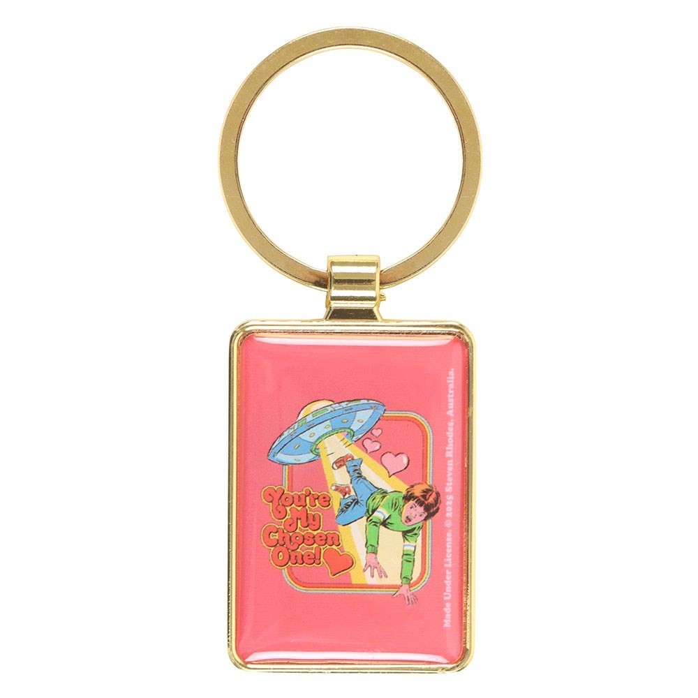 Steven Rhodes My Chosen One Occult Emo Punk Alt Art Keyring Chain Accessory1