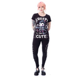 Cupcake Cult Creepy But Cute T-Shirt  Women's Alternative Goth Top Emo Punk