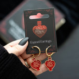 Love Potion Emo Punk Occult Gothic Alt Cute Earrings