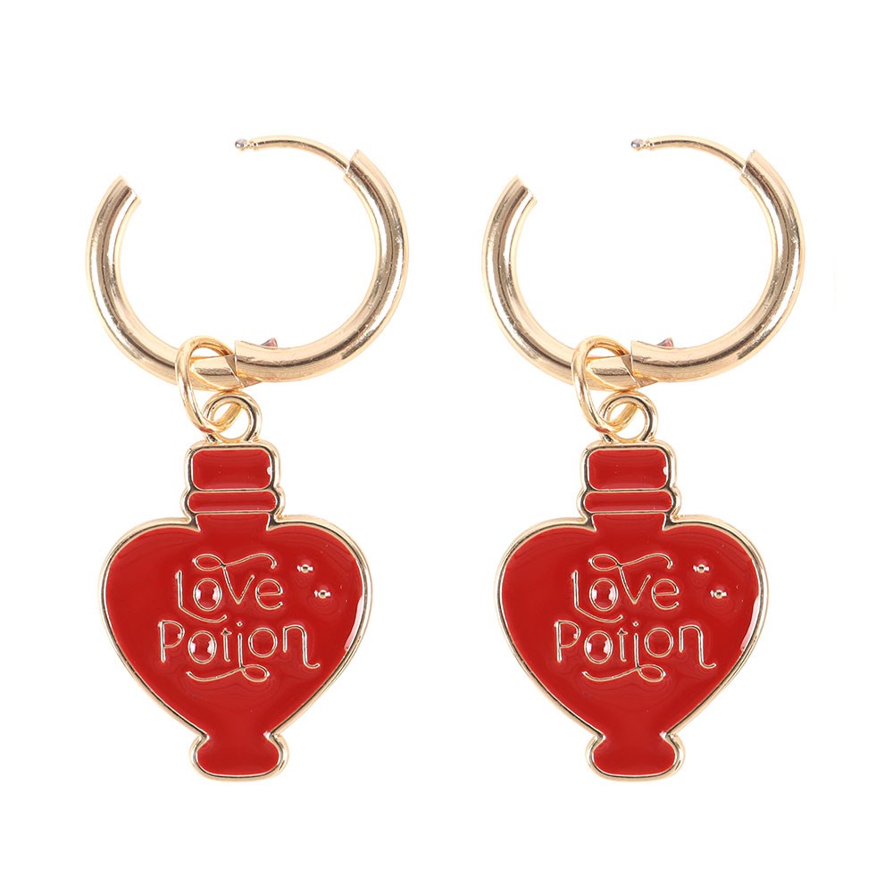 Love Potion Emo Punk Occult Gothic Alt Cute Earrings