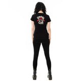 Cupcake Cult Phantom Kitty T-Shirt Women's Alternative Goth Top Emo Punk