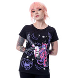 Cupcake Cult Bat Brat T-Shirt Women's Alternative Goth Emo Punk Top