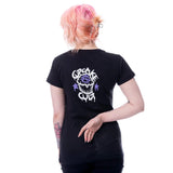 Cupcake Cult Bat Brat T-Shirt Women's Alternative Goth Emo Punk Top