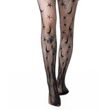 Poizen Industries Alt Black Celestial Tights Emo Punk Grunge