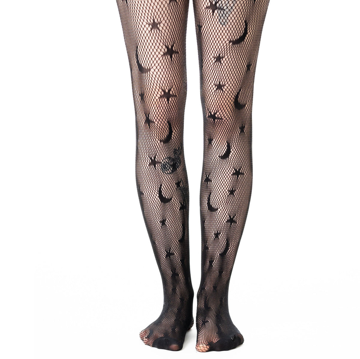 Poizen Industries Alt Black Celestial Tights Emo Punk Grunge