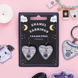 Pastel Talking Board Planchette Emo Punk Occult Gothic Alt Cute Earrings