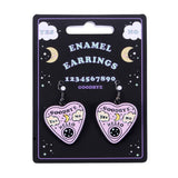 Pastel Talking Board Planchette Emo Punk Occult Gothic Alt Cute Earrings