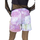 Vixxsin Iris Pastel Tie Dye Alternative Punk Shorts