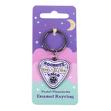 Pastel Planchette Witch Occult Emo Punk Alt Art Keyring Chain Accessory