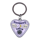 Pastel Planchette Witch Occult Emo Punk Alt Art Keyring Chain Accessory