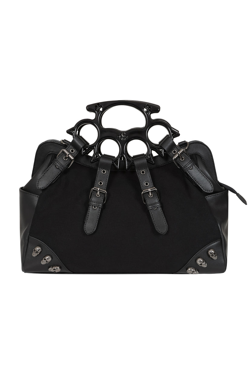 Banned Apparel Iron Halo Knuckle Alternative Hand Bag With Shoulder Strap