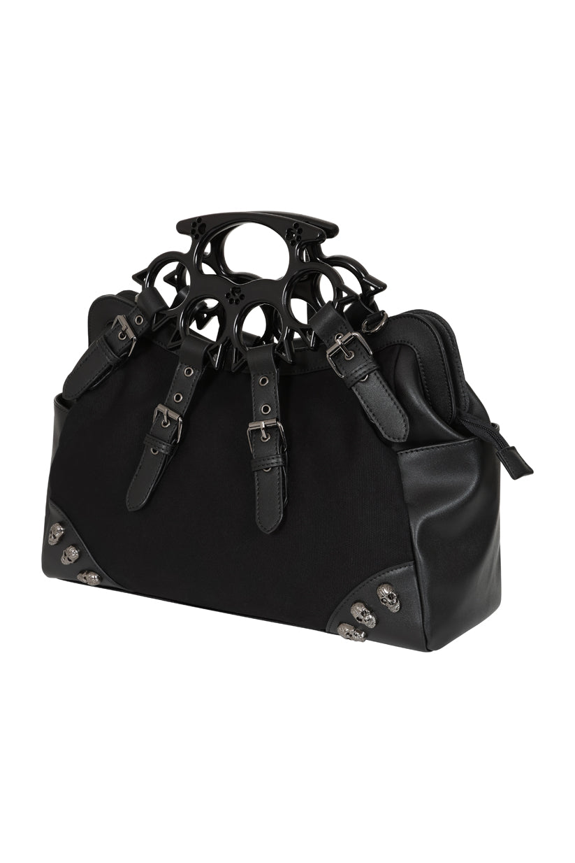 Banned Apparel Iron Halo Knuckle Alternative Hand Bag With Shoulder Strap