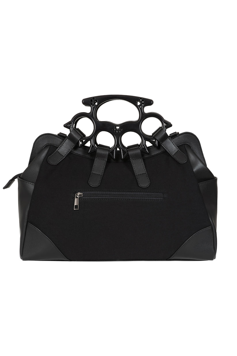 Banned Apparel Iron Halo Knuckle Alternative Hand Bag With Shoulder Strap